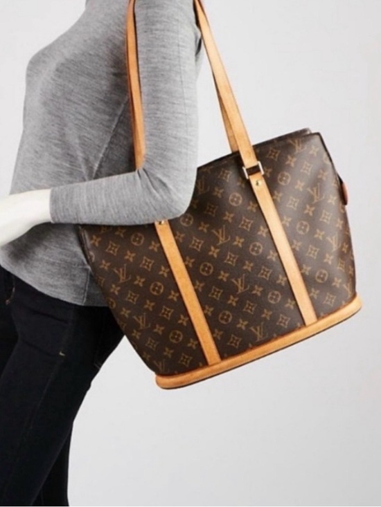 Louis Vuitton Handbags - Louis Vuitton Monogram Babylone Canvas Leather Bag Tote in Brown and Tan VI0995